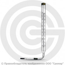 Термометр технический жидкостный ТТЖ-М угловой от 0 до +100°C, ножка 104 мм