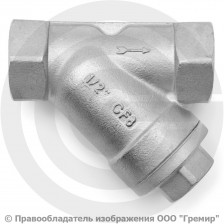 Фильтр сетчатый нержавеющий AISI 304 (CF8) Ду-15 (1/2") Ру-16 ВР (ВН) (Т<250°С) NK-YS15/4