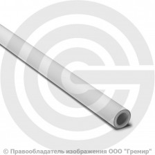 Труба PP-R белая перфорированная армированная аллюминием Дн 20х4 Ру-25 (Т<95°С) L=4м Pro Aqua