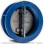 Клапан обратный двухстворчатый чугунный межфланцевый Ду-40 Ру-16 (Т<130°С) створки чугун Китай