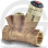 Клапан балансировочный термостатический ручной бронзовый Ду-15 Ру-10 ВР (ВН) Kvs=1.5 м3/ч AHT Danfoss