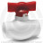Кран PP-R Дн 25 внутренняя пайка красный Стандарт RTP (РосТурПласт)