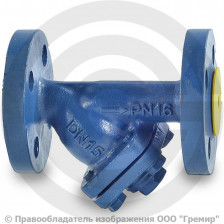 Фильтр сетчатый Y-образный чугунный фланцевый Ду-50 Ру-16 (Т<300°С) Tecofi F3240N