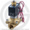 Клапан электромагнитный латунный прямого действия открытый Ду-10 (3/8") Ру-10 ВР (ВН) 220AC NK-2W-040-10K-220AC