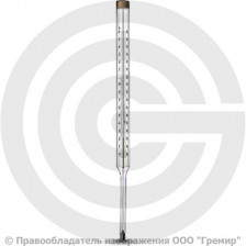 Термометр технический жидкостный ТТЖ-М прямой от 0 до +100°C, ножка 103 мм