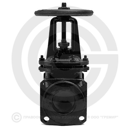 Задвижка 30ч6бр Ду 80 Ру 16 чугунная фланцевая с выдвижным шпинделем ...