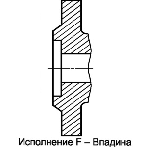 Фланец исполнение F ГОСТ 33259 Фланец исполнение F ГОСТ 33259