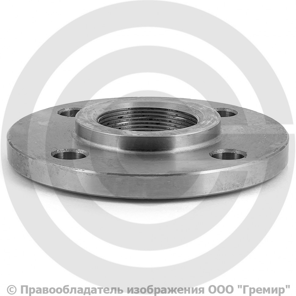 Фланец резьбовой оцинкованный Ду-32 Ру-16 купить в Москве - цены в Гремир