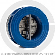 Клапан обратный двухстворчатый чугунный межфланцевый Ду-500 Ру-16 (Т<110°С) ств чугун CB3448N Tecofi