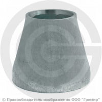 Переход 76х3,5-57х3 (Ду 65-50) оцинкованный концентрический ГОСТ 17378