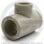 Тройник PP-R редукционный серый Дн 40-20-40 Wavin Ekoplastik