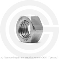 Гайка нержавеющая A2 М10 DIN 934