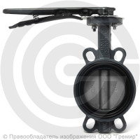 Затвор дисковый поворотный межфланцевый Ду-50 Ру-16 NBR с нержавеющим диском Benarmo Затвор дисковый поворотный межфланцевый Ду-50 Ру-16 NBR с нержавеющим диском Benarmo