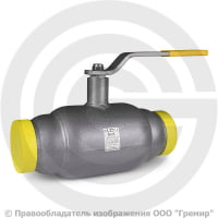 Кран стальной под приварку Ду-80 Ру-25 L=280мм полнопроходной LD КШ.Ц.П. 080.025.П/П