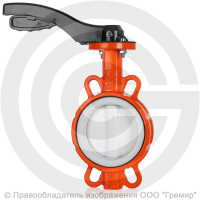 Затвор дисковый поворотный межфланцевый с рукояткой Ду-50 Ру-16 PTFE с нержавеющим диском+PTFE Helver VBS-143 Затвор дисковый поворотный межфланцевый с рукояткой Ду-50 Ру-16 PTFE с нержавеющим диском+PTFE Helver VBS-143