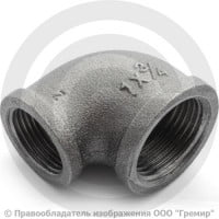 Угольник переходной чугунный ВР (ВН) Ду 25-20 (1"-3/4")