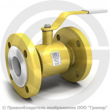 Кран газ стальной фланцевый Ду-125 Ру-25 L=350мм LD КШ.Ц.Ф.125/100.025.Н/П