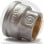 Муфта латунная переходная ВР (ВН) Ду 50-25 (2"-1") никель SantechSystems