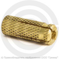 Анкер забивной латунный М8х28