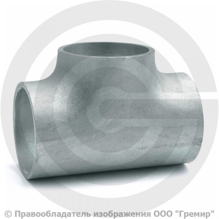 Тройник оцинкованный 108х4 равнопроходной ГОСТ 17376 2001 сварной ...