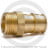 Муфта латунная для PE-X труб Дн 40-1 1/4&quot; НР (НАР) GX107 Giacomini