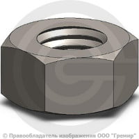 Гайка нержавеющая A2 М27 DIN 934