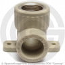 Угольник PP-R комбинированный серый ВР (ВН) Дн 20-1/2&quot; с креплением VALFEX
