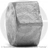 Заглушка чугунная оцинкованная ВР (ВН) Ду 40 (1 1/2&quot;)