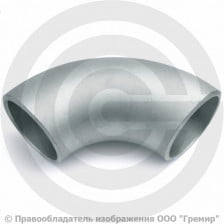 Отвод 377х9 (Ду-350) оцинкованный 90 градусов Китай