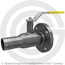 Кран стальной фланец-сварка Ду-15 Ру-40 L=160мм LD КШ.Ц.К. 015.040.Н/П