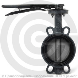 Затвор дисковый поворотный межфланцевый Ду-300 Ру-16 NBR с нержавеющим диском Benarmo