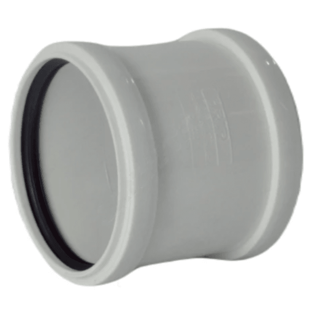 Муфта канализационная PP-MD ремонтная Дн 90 (DN80) светло-серая ...