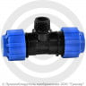 Тройник ПЭ компрессионный Дн 20-1/2&quot;-20 Ру-16 НР (НАР) RTP (РосТурПласт)