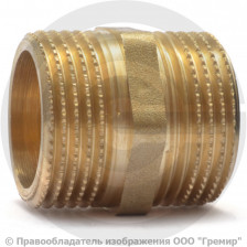 Ниппель латунный НР (НАР) Ду-40 (1 1/2") VALFEX