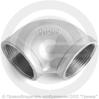 Отвод резьбовой (угольник) нержавеющий AISI 316 ВР (ВН) Ду-40 (1 1/2") Отвод резьбовой (угольник) нержавеющий AISI 316 ВР (ВН) Ду-40 (1 1/2")
