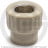 Муфта PP-R комбинированная серая ВР (ВН) Дн 25-3/4&quot; Pro Aqua