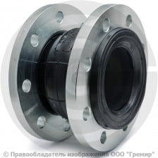 Компенсатор резиновый фланцевый (гибкая вставка) Ду-80 Ру-10/16 EPDM Tecofi DI7240N