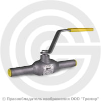 Кран стальной под приварку Ду-15 Ру-40 L=200мм LD КШ.Ц.П. 015.040.Н/П