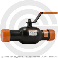 Кран стальной под приварку Ду-15 Ру-40 L=200мм АДЛ КШТ.10.015.40