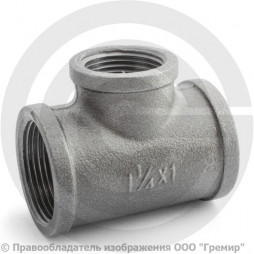 Тройник переходной чугунный ВР (ВН) Ду 32-25 (1 1/4"-1")
