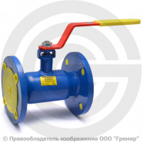 Кран стальной фланцевый Ду-32 Ру-40 L=180мм полнопроходной МАРШАЛ 11с67п ЦФ.00.1.040.032