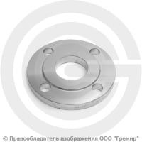 Фланец плоский нержавеющий 12х18н10т 1-50-10 ГОСТ 12820, Ру-10, Ду-50