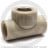 Тройник PP-R комбинированный серый ВР (ВН) Дн 32-1/2&quot; Wavin Ekoplastik