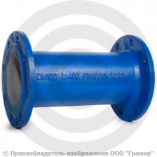 Патрубок фланцевый ПФ Ду-50 L=200мм ВЧШГ с ЦПП цинк+AL ГОСТ ISO 2531-2012