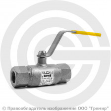 Кран стальной резьбовой Ду-20 (3/4") Ру-40 L=135мм ВР (ВН) полнопроходной LD КШ.Ц.М.020.040.П/П