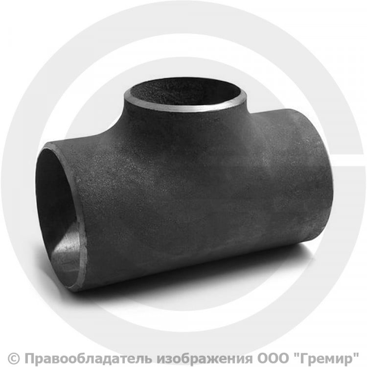 Тройник П 76х3,5-45х2,5 (Ду 65-40) стальной (Ст.20) переходной ГОСТ ...