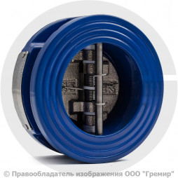 Клапан обратный двухстворчатый чугунный межфланцевый Ду-400 Ру-16 (Т<120°С) ств чугун Benarmo
