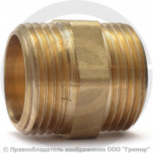 Ниппель латунный НР (НАР) Ду-20 (3/4") Giacomini R189