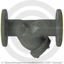 Фильтр сетчатый Y-образный чугунный фланцевый Ду-20 Ру-16 (Т<250°С) Giacomini R74F