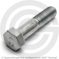 Болт стальной оцинкованный М16х90 ГОСТ 7798-70